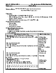 Giáo án lớp 5 môn Âm nhạc - Tuần 3 - Tiết 3: Ôn tập bài hát: Reo vang bình minh tập đọc nhạc: Tập đọc nhạc số 1