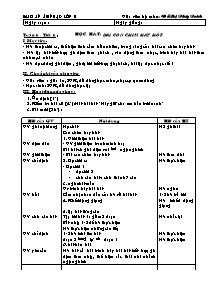 Giáo án lớp 5 môn Âm nhạc - Tuần 6 - Tiết 6 : Học hát: Bài con chim hay hót (tiếp)