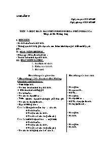 Giáo án lớp 5 môn Âm nhạc - Tuần 9 - Tiết 9: Học hát: Bài những bông hoa những bài ca (tiếp theo)