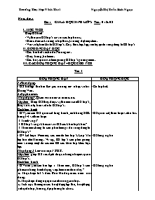 Giáo án lớp 5 môn Đạo đức - Bài 1: Em là học sinh lớp 5 (tiết 01, 02)