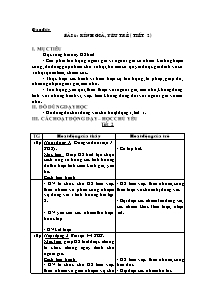 Giáo án lớp 5 môn Đạo đức - Bài 6: Kính già, yêu trẻ ( tiết 2)