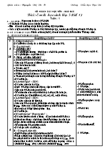 Giáo án lớp 5 môn Đạo đức - Tuần 1 - Em là học sinh lớp 5 (tiết I)