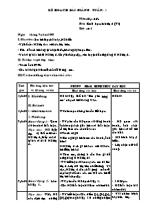 Giáo án lớp 5 môn Đạo đức - Tuần 1 - Tiết 1: Em là học sinh lớp 5 (Tiết 5)