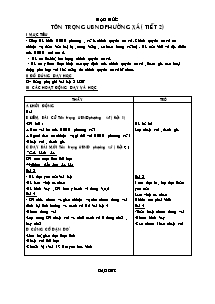 Giáo án lớp 5 môn Đạo đức - Tuần 22, 23: Tôn trọng uỷ ban nhân dân phường xã ( tiết 2)