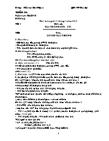 Giáo án lớp 5 môn Toán - Tuần 28 - Tiết 2: Luyện tập chung