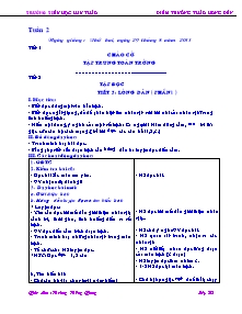 Giáo án lớp 5 Tiết 2 - Tập đọc - Tuần 2 - Tiết 5: Lòng dân ( phần 1 )