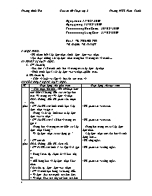 Giáo án lớp 2 môn Mĩ thuật - Bài 1: Vẽ trang trí: Vẽ đậm, vẽ nhạt