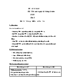 Giáo án lớp 5 môn Địa lí - Bài 5: Vùng biển nước ta