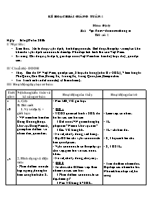 Giáo án lớp 5 môn Địa lí - Tiết 1: Việt Nam - Đất nước chúng ta (tiết 6)