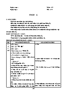 Giáo án lớp 5 môn Địa lí - Tuần 19 - Tiết 19: Châu Á