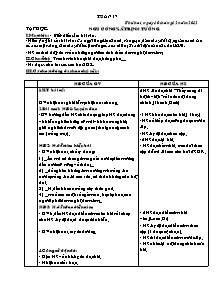 Giáo án lớp 5 môn Tập đọc: Tuần 17: Ngu Công xã Trịnh Tường