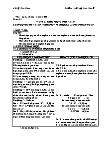 Giáo án lớp 5 môn Toán - Tuần 14: Tiết 66 : Chia một số tự nhiên cho một số tự nhiên, thương tìm được là một số thập phân