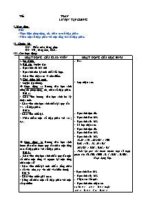 Giáo án lớp 5 Tuần 13 môn Toán: Luyện tập chung (Tiết 3)