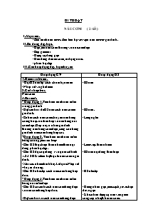 Giáo án lớp 5 Tuần 7 môn Kĩ thuật: Nấu cơm ( 2 tiết)
