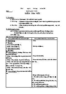 Giáo án lớp 5 Tuần học 16 môn Tập làm văn: Kiểm tra viết
