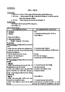 Giáo án lớp 5 Tuần học thứ 27 môn Chính tả: Cửa sông