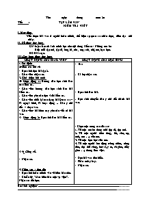 Giáo án lớp 5 Tuần thứ 16 môn Tập làm văn: Kiểm tra viết