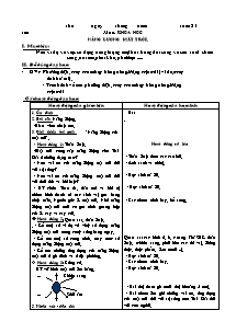 Giáo án lớp 5 Tuần thứ 21 môn Khoa học: Năng lượng mặt trời