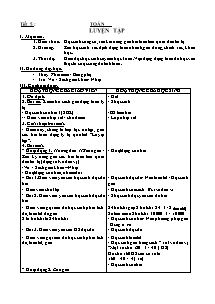 Giáo án lớp 5 Tuần thứ 4 môn Toán - Tiết 5: Luyện tập