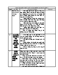 Chuẩn kiến thức kỹ năng môn Lịch sử khối 5