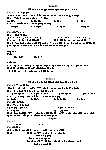 Đề khảo thí 15 phút môn Toán 5