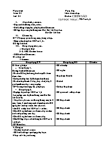 Giáo án Âm nhạc - Ôn bài: Chim sáo - Tập đọc nhạc: TĐN số 5, 6