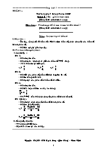 Giáo án Buổi 2 Lớp 5 - Nguyễn Thị Vi - TH Bạch Long