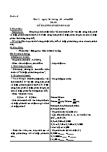 Giáo án các môn Lớp 5 - Tuần 08