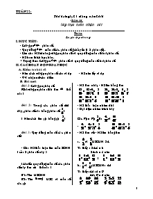 Giáo án dạy học Lớp 4 Tuần 22