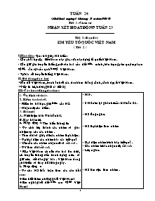 Giáo án dạy học Tuần 24 - Lớp 5