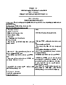 Giáo án dạy học Tuần 25 - Lớp 5