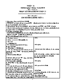 Giáo án dạy học Tuần 26 - Lớp 5