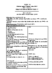 Giáo án dạy học Tuần 28 - Lớp 5