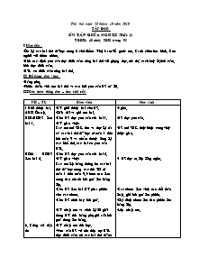 Giáo án dạy Lớp 5 - Tuần 10