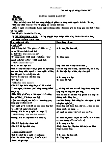 Giáo án dạy Lớp 5 - Tuần 7