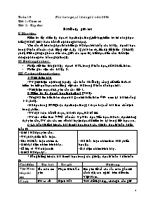 Giáo án giảng dạy Tuần 10 - Khối 5