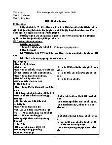 Giáo án giảng dạy Tuần 14 - Khối 5