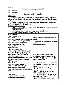 Giáo án giảng dạy Tuần 16 - Khối 5