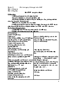 Giáo án giảng dạy Tuần 19 - Khối 5