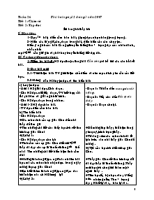 Giáo án giảng dạy Tuần 26 - Khối 5