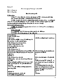 Giáo án giảng dạy Tuần 27 - Khối 5