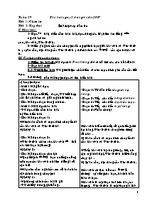 Giáo án giảng dạy Tuần 29 - Khối 5