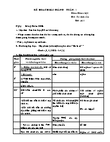 Giáo án Khoa học khối 5 (cả năm)