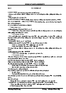 Giáo án Khoa học khối lớp 5 (chi tiết)