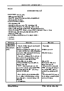 Giáo án Kĩ thuật 5 cả năm - Trường tiểu học Nam Mỹ