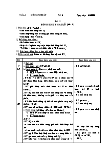 Giáo án Kĩ thuật 5 học kì 1