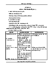 Giáo án Kĩ thuật 5 - Trường Tiểu học Thái Sơn