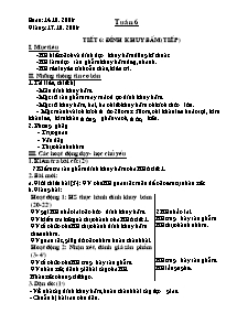 Giáo án Kĩ thuật 5 - Tuần 6 đến 10