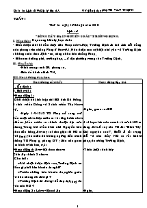 Giáo án Lịch sử & Địa lý lớp 5 (cả năm)