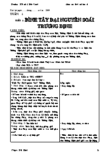 Giáo án Lịch sử lớp 5 - Trường TH số 1 Khe Sanh